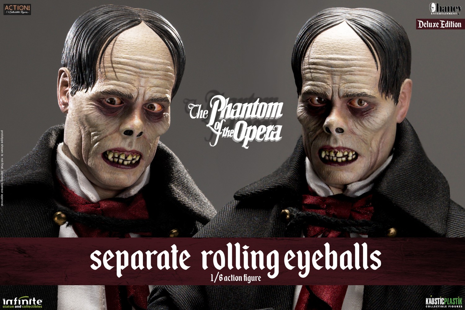 Infinite Statues Lon Chaney As Phantom of the Opera 1/6 Action Figure - Deluxe Version