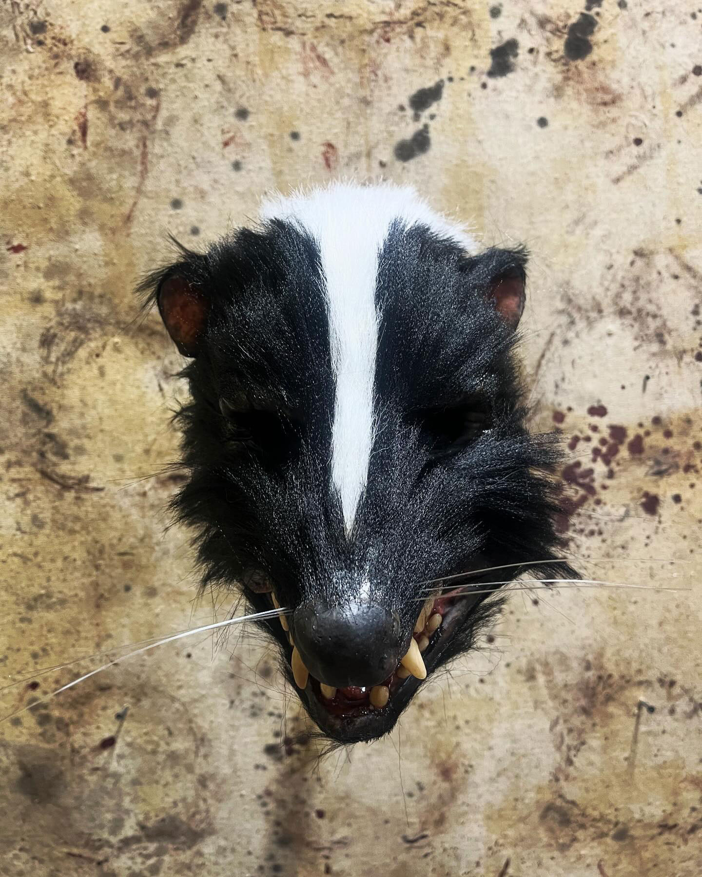 Skunk Roadkill Mask