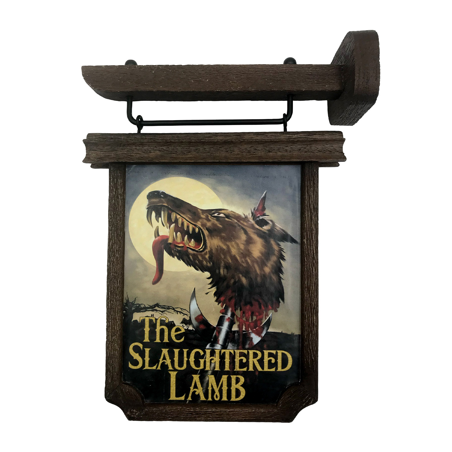 An American Werewolf in London - The Slaughtered Lamb Pub Sign Mini Scaled Prop Replica