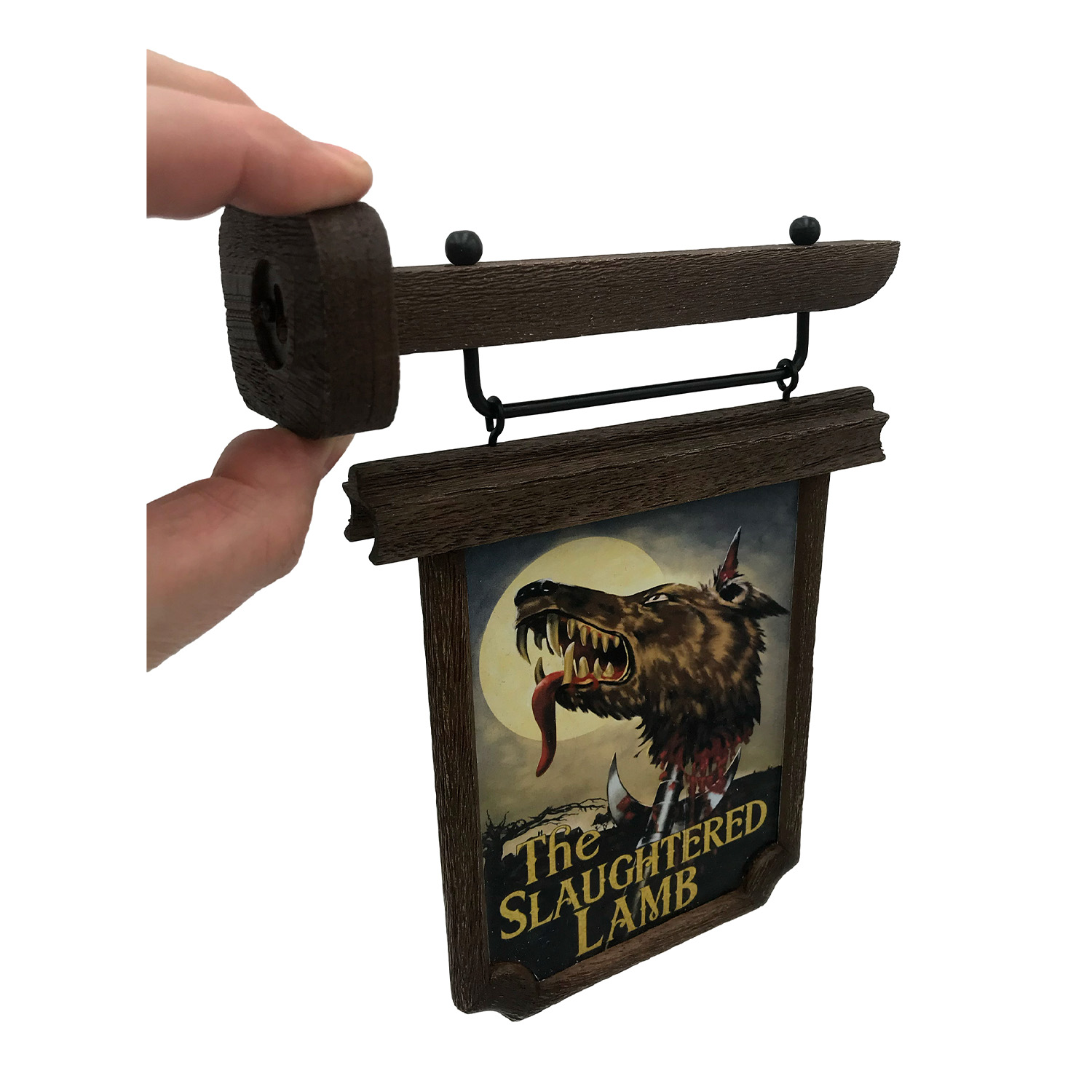 An American Werewolf in London - The Slaughtered Lamb Pub Sign Mini Scaled Prop Replica