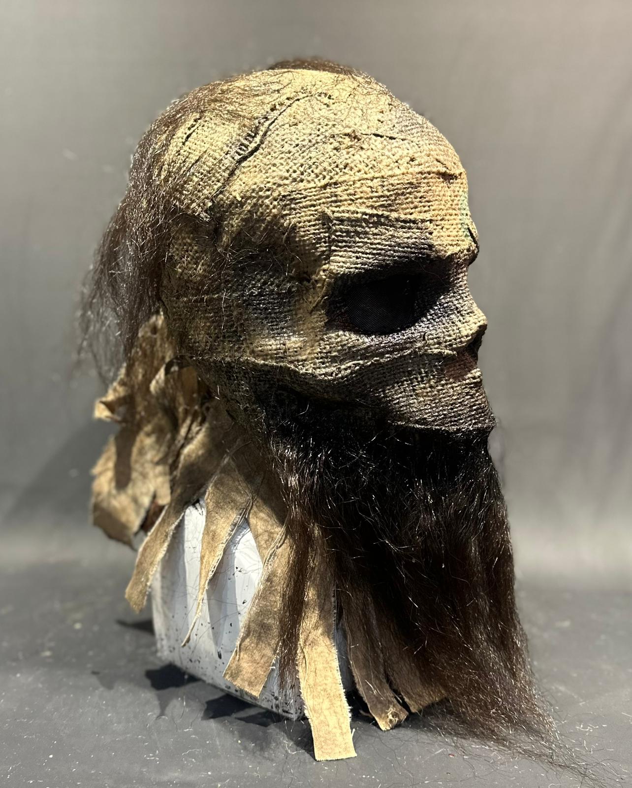 Deluxe Scarecrow Mask - Black Beard