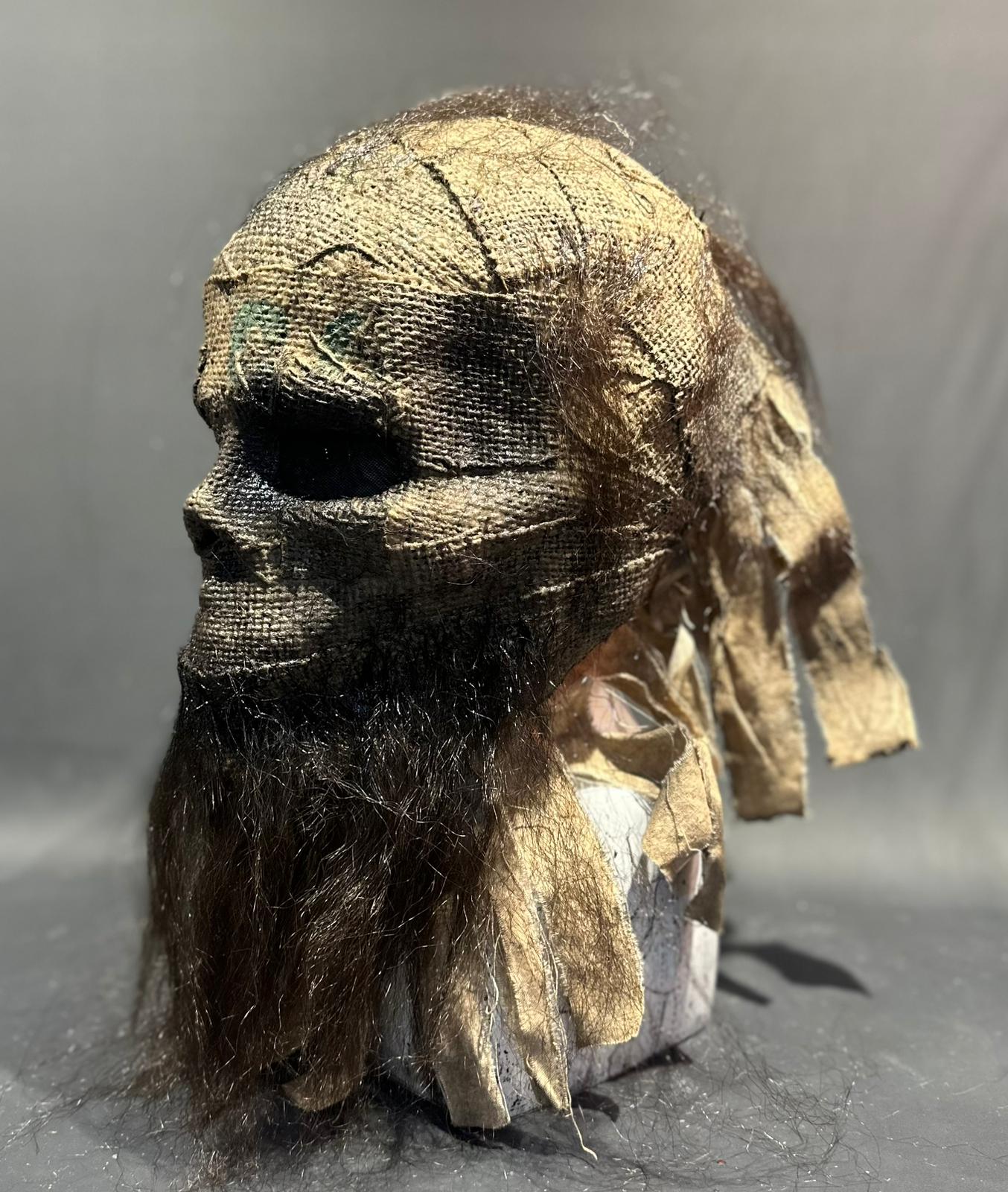 Deluxe Scarecrow Mask - Black Beard