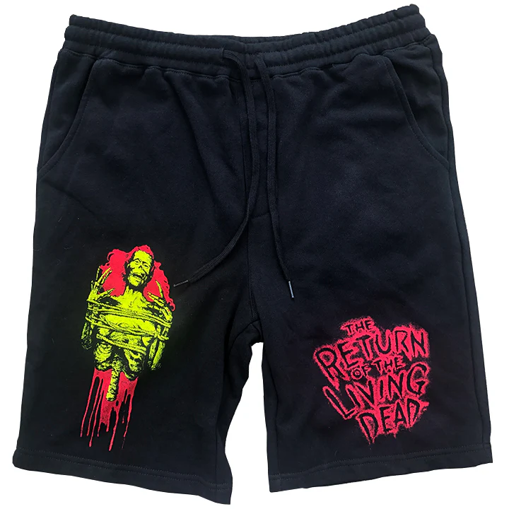 Pallbearer Press - Return of the Living Dead Torso Zombie Jogger Shorts