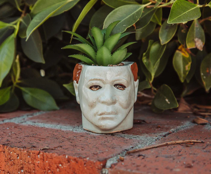 Halloween Michael Myers Ceramic Mini Planter