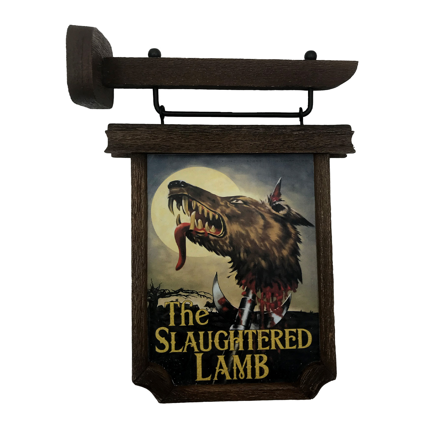 An American Werewolf in London - The Slaughtered Lamb Pub Sign Mini Scaled Prop Replica