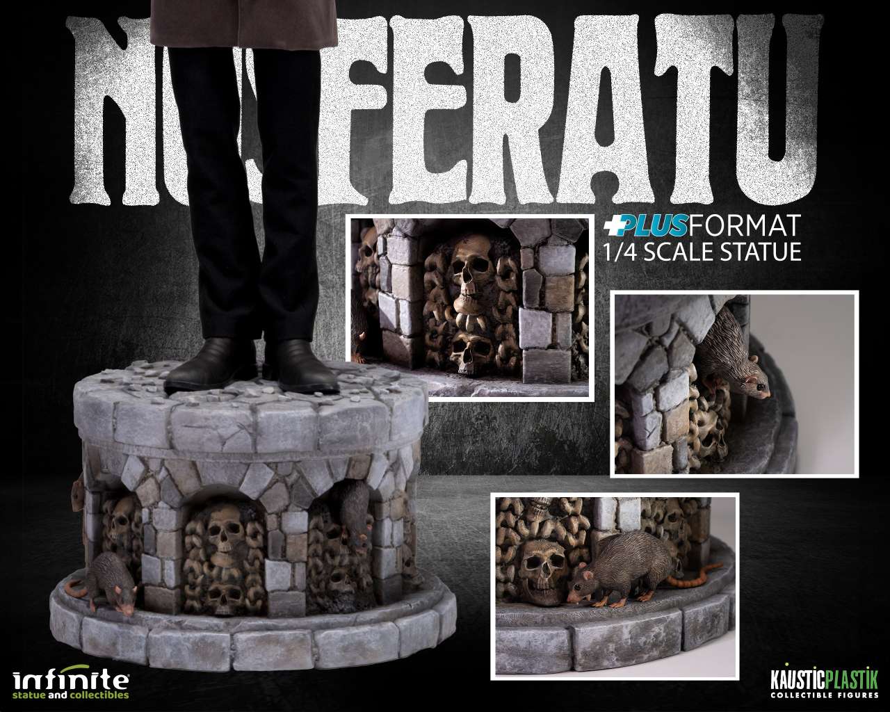 Infinite Statues Nosferatu - Count Orlok Plus Format 1/4 Scale Statue