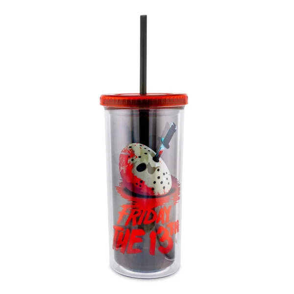 Friday The 13th Jason Carnival Cup with Straw