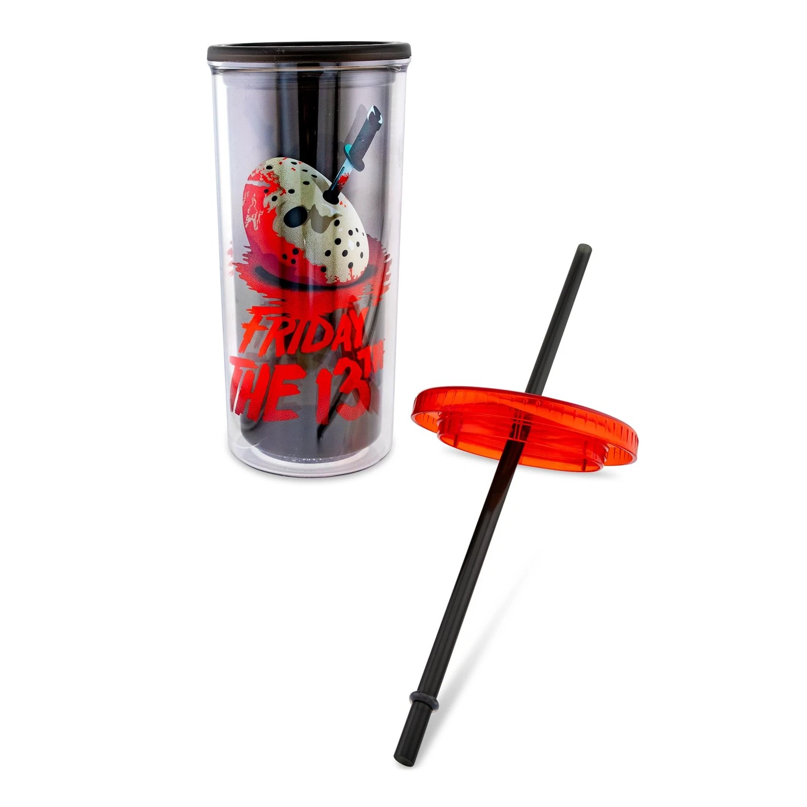 Friday The 13th Jason Carnival Cup with Straw