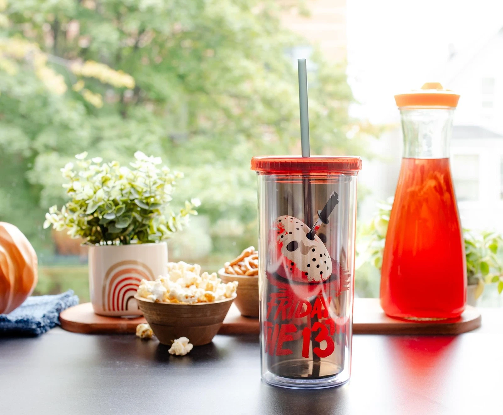 Friday The 13th Jason Carnival Cup with Straw
