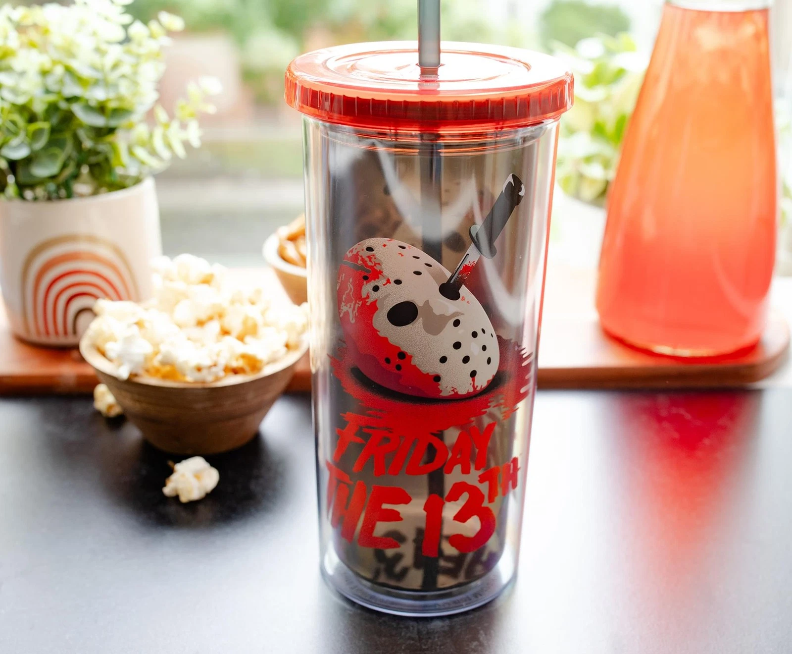 Friday The 13th Jason Carnival Cup with Straw