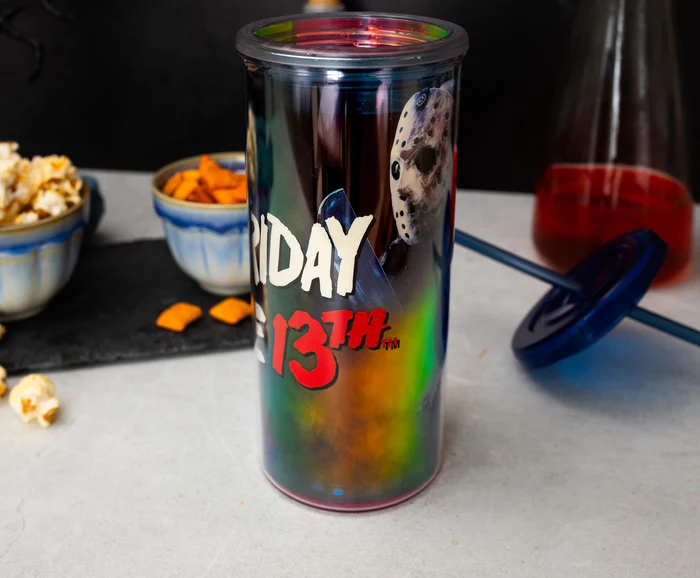 Friday The 13th Jason Carnival Cup with Straw