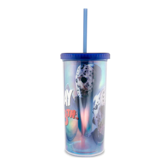 Friday The 13th Jason Carnival Cup with Straw