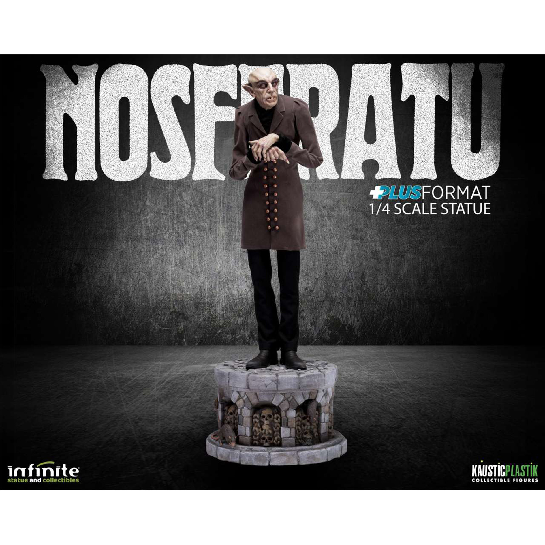 INFINITE STATUES (Kaustic Plastik) - Nosferatu Plus Format 1/4 Scale Statue - PRE ORDER