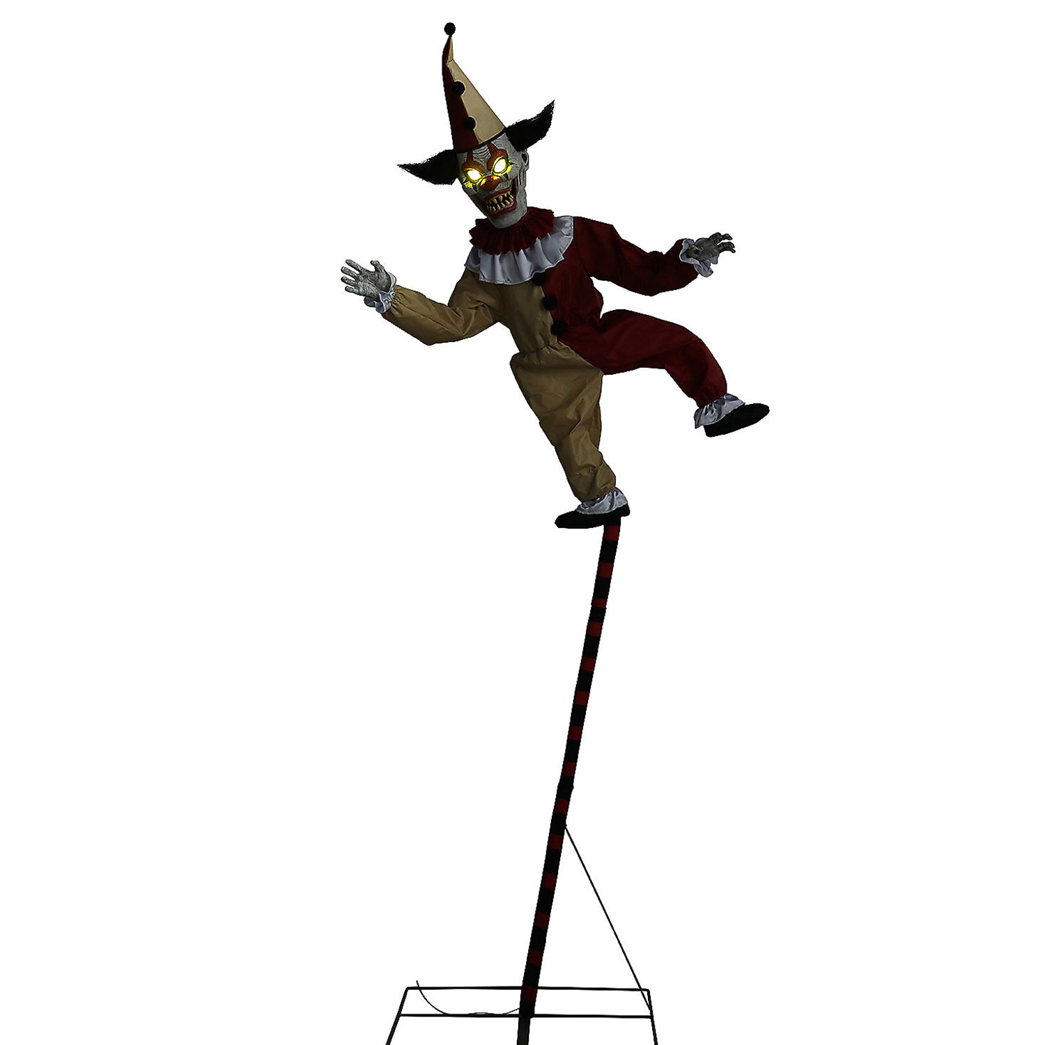 8ft Balancing Clown Animated Halloween Prop | Mad About Horror