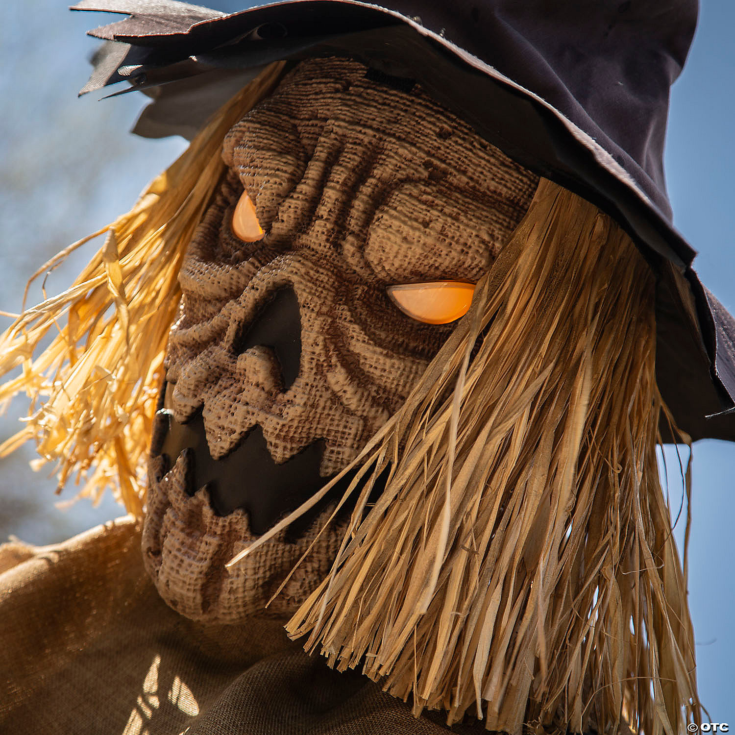 8ft Staked Scarecrow Animated Prop