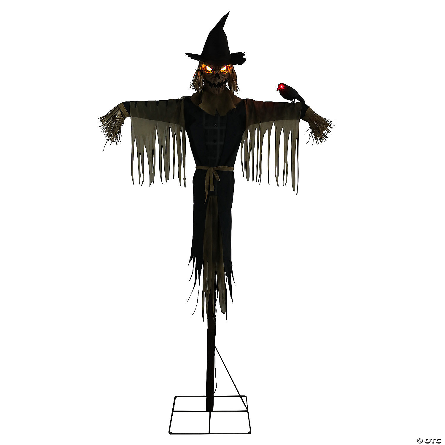 8ft Staked Scarecrow Animated Prop