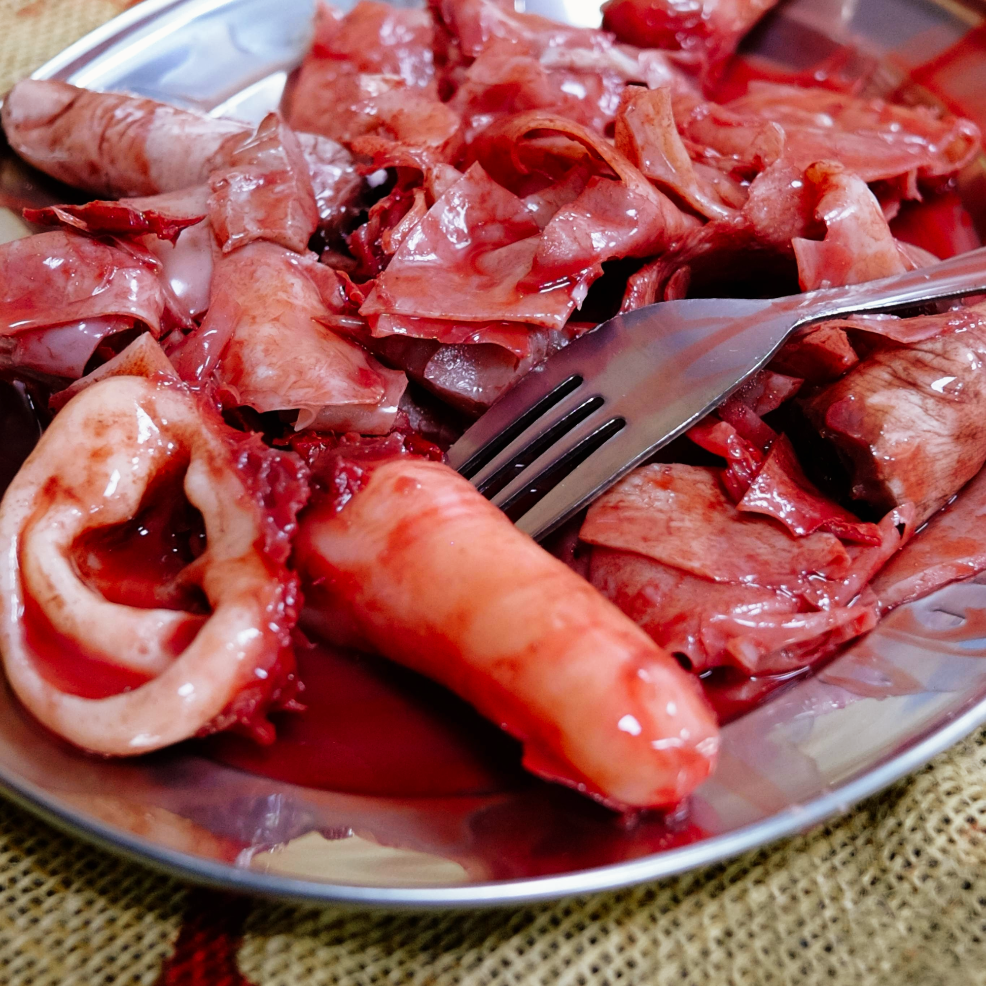 Gore Plate - 'Having an Old Friend for Dinner'