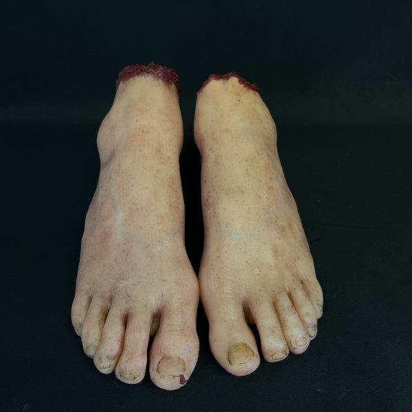 Professional Quality Severed Foot Halloween Prop