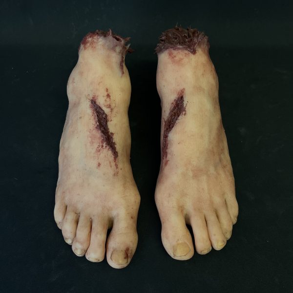 Professional Quality Severed Foot Halloween Prop