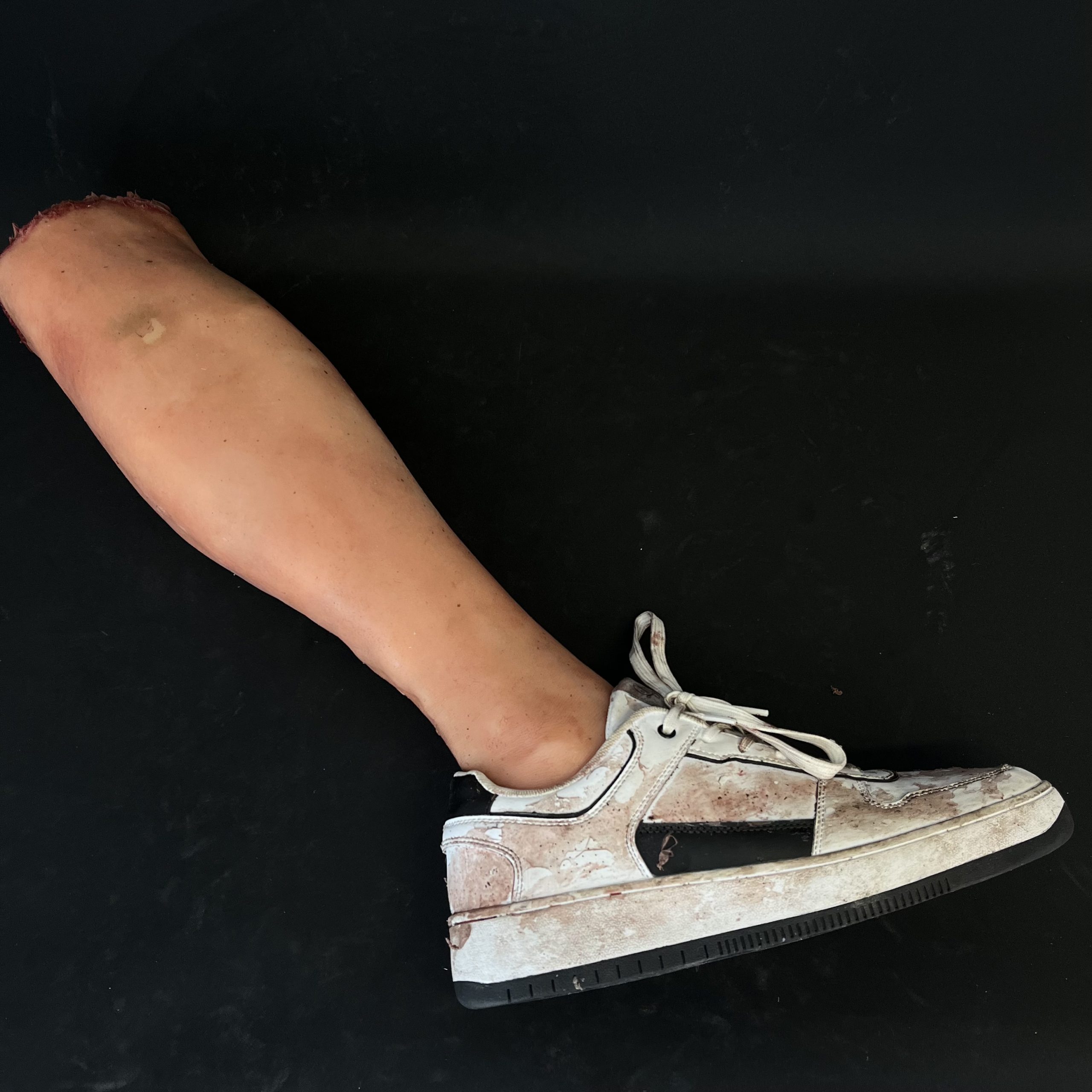 Silicone Severed Leg With Shoe - Male