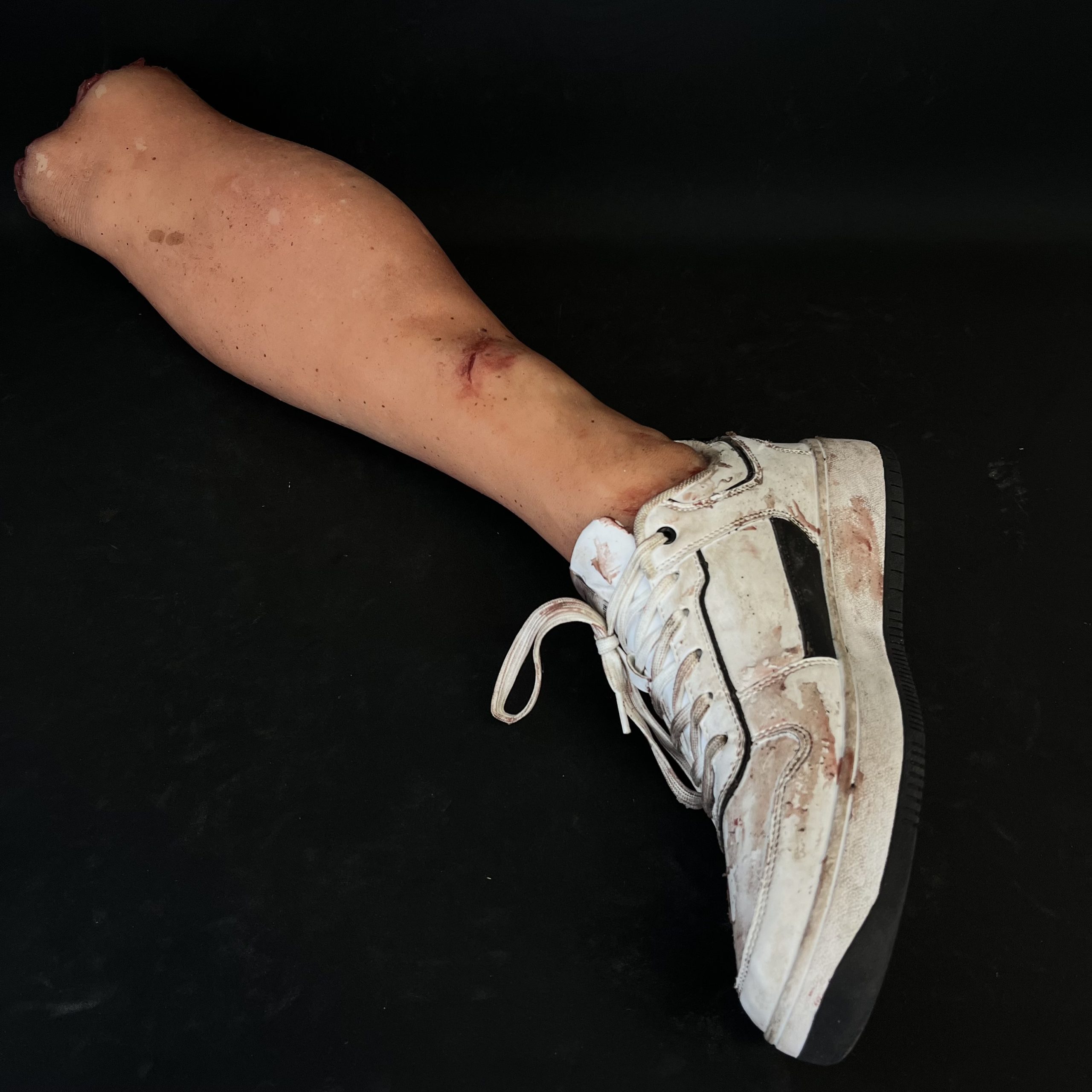 Silicone Severed Leg With Shoe - Male