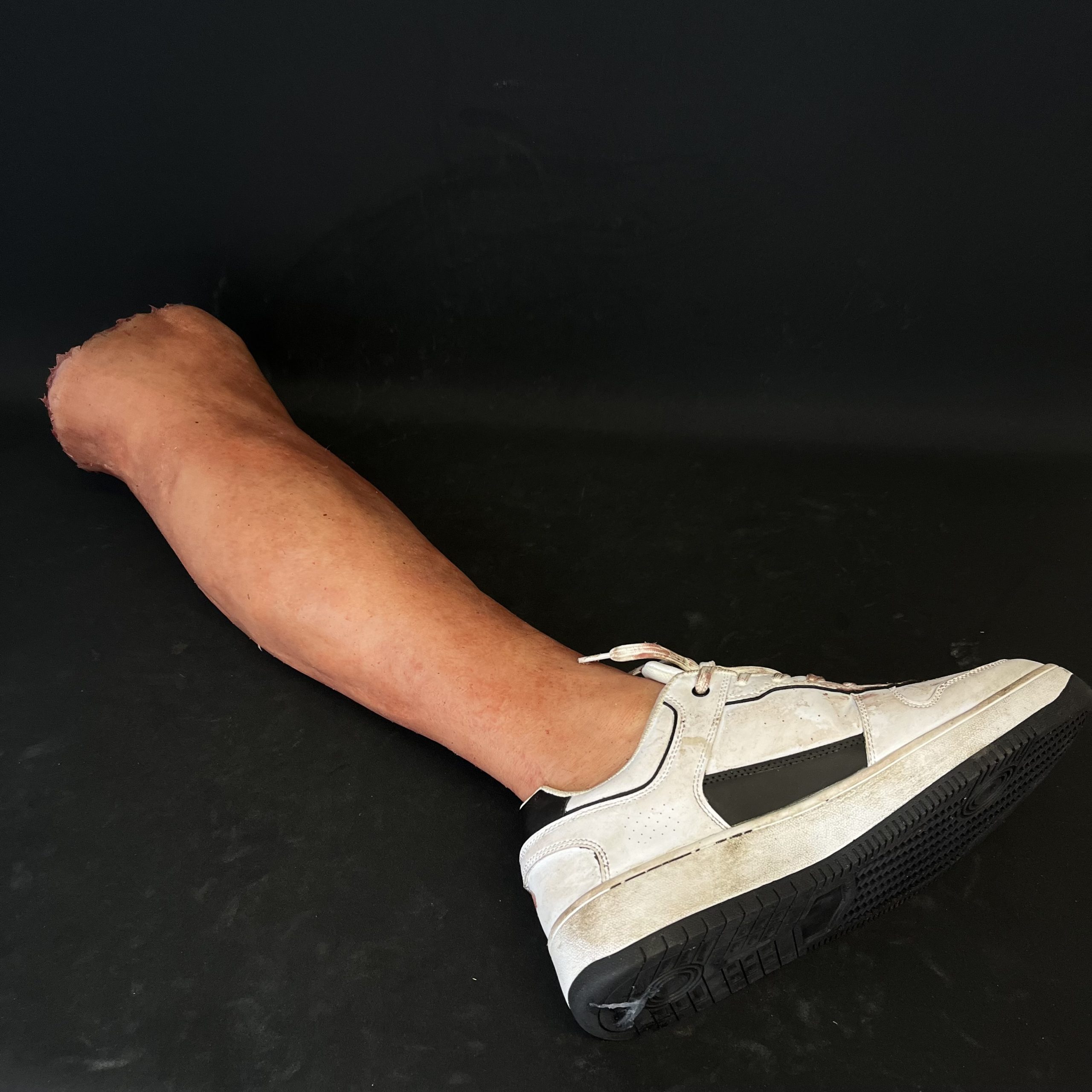 Silicone Severed Leg With Shoe - Male