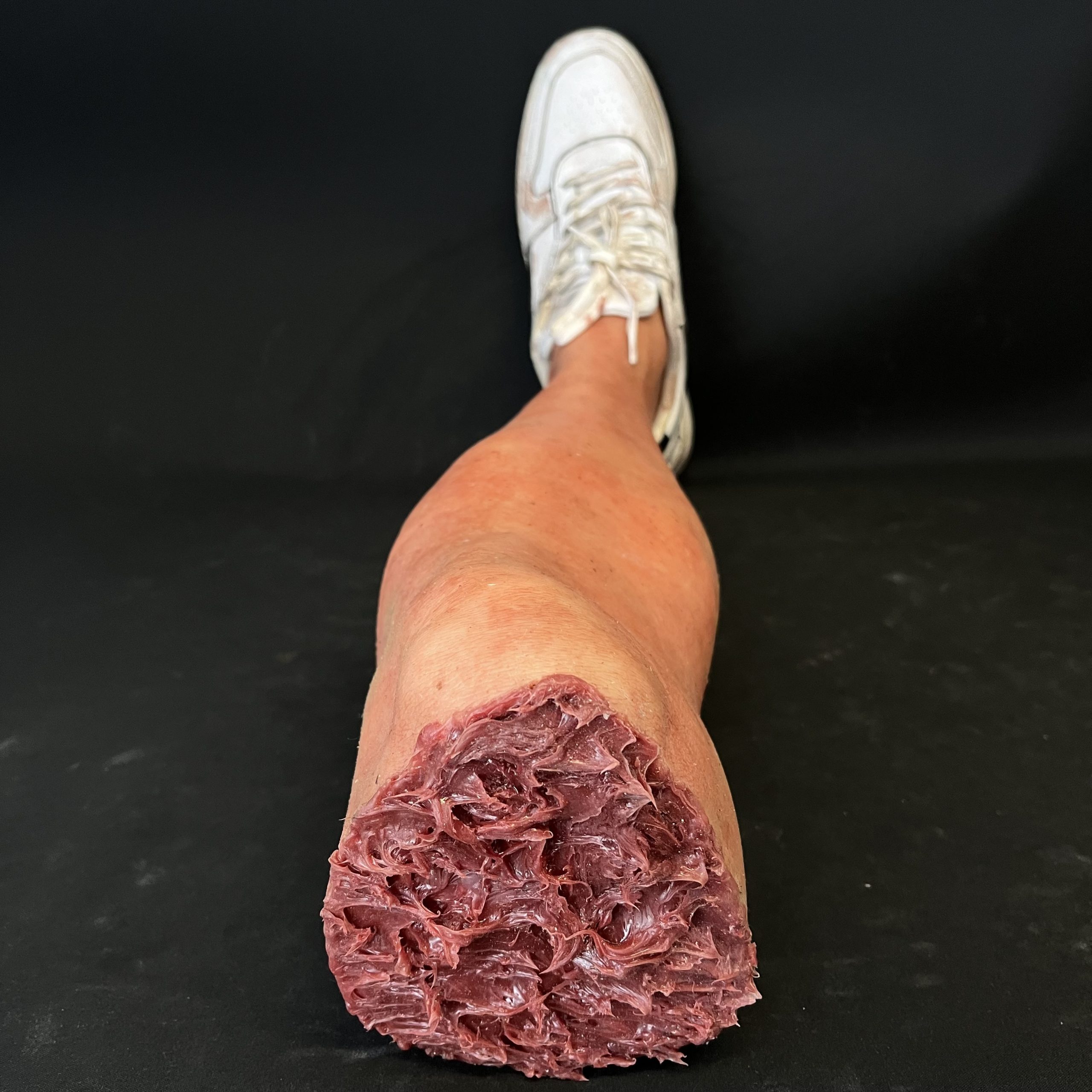 Silicone Severed Leg With Shoe - Male