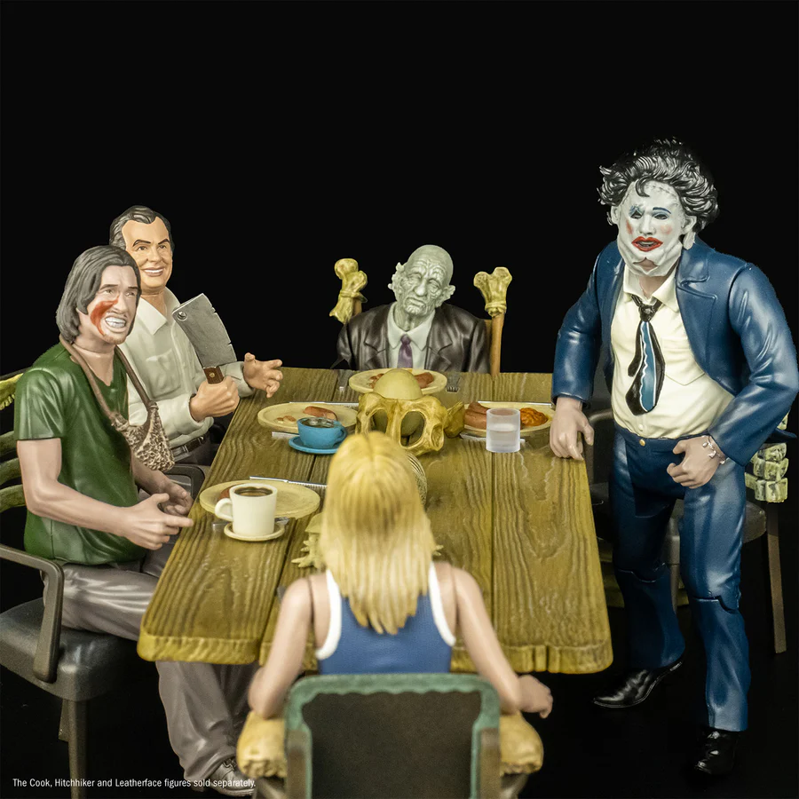Texas Chainsaw Massacre (1974) Dinner Scene Playset