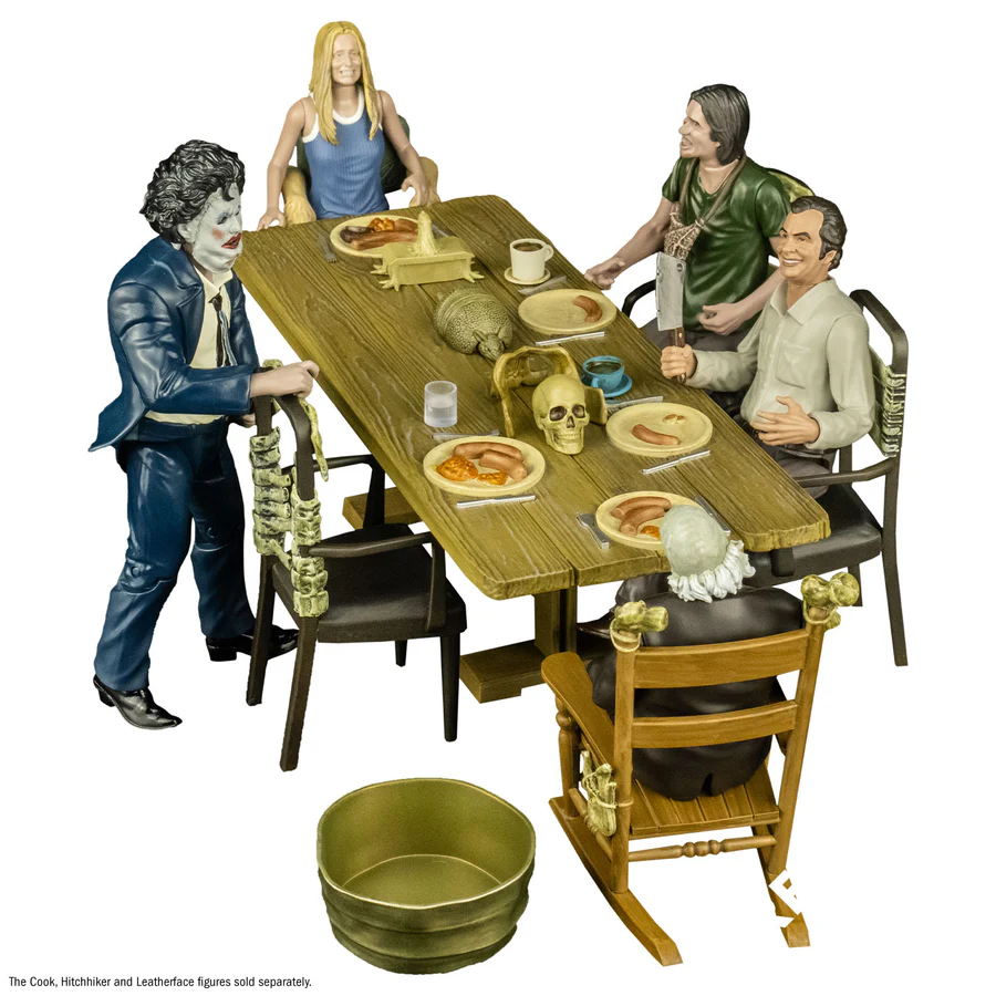 Texas Chainsaw Massacre (1974) Dinner Scene Playset