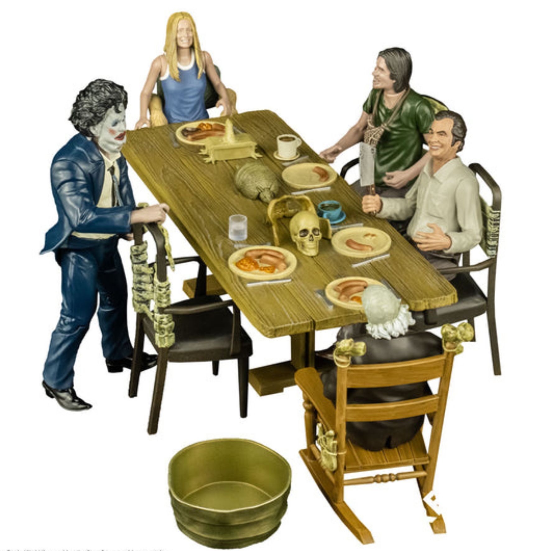 Texas Chainsaw Massacre (1974) Dinner Scene Playset - PRE ORDER