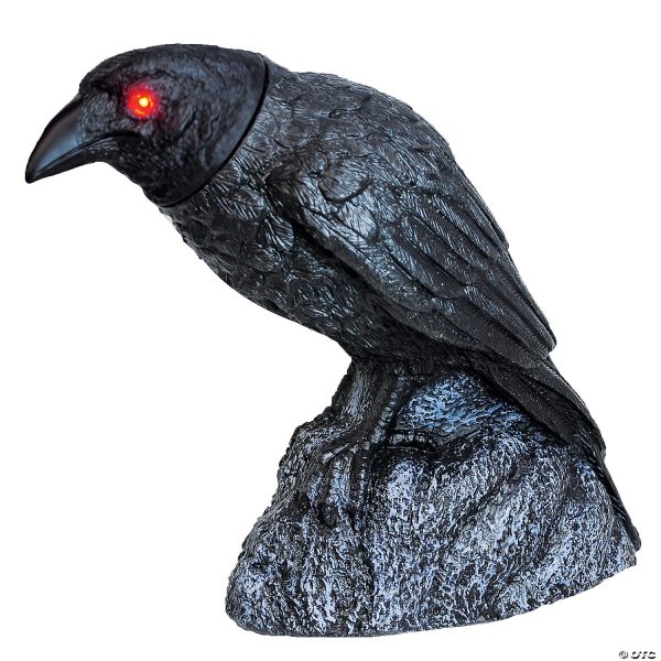 Animated Raven Halloween Prop