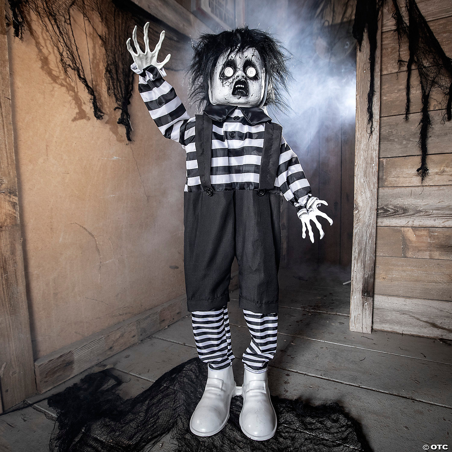 3ft Animated Haunted Boy Doll Prop