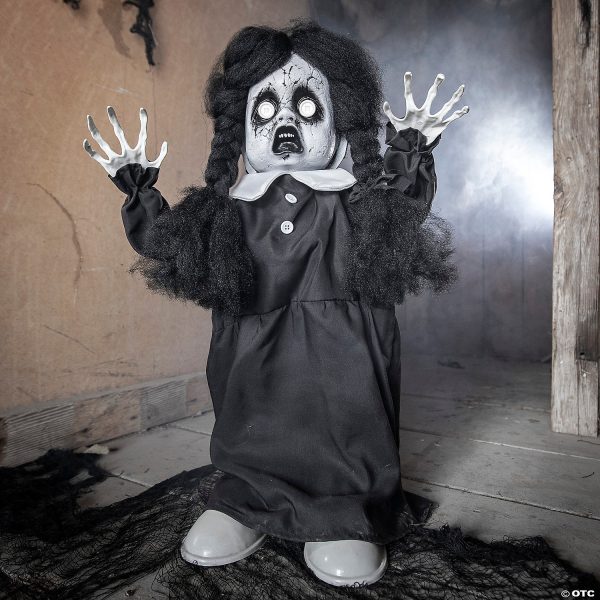 Haunted girl animated prop