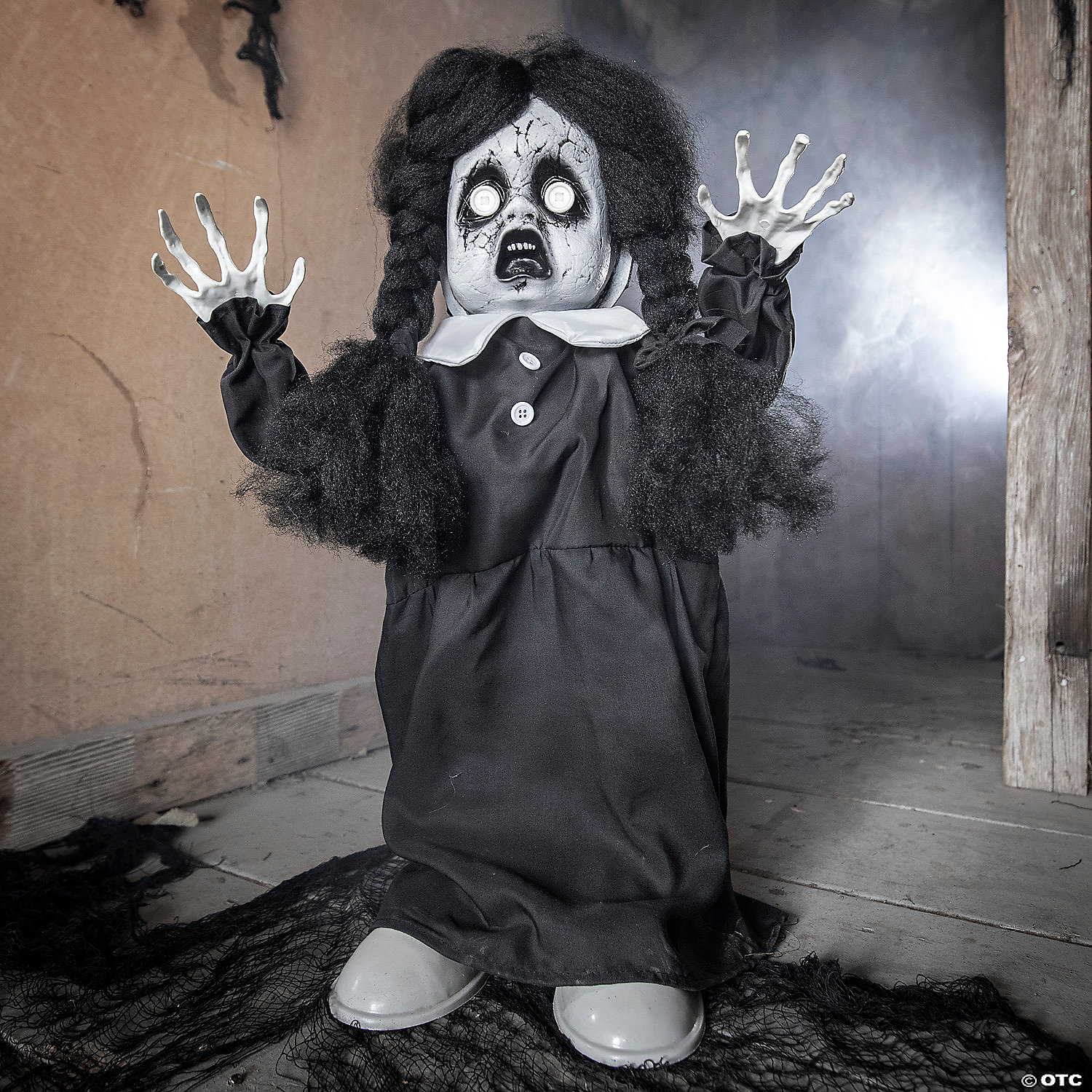 3ft Animated Haunted Girl Doll Prop