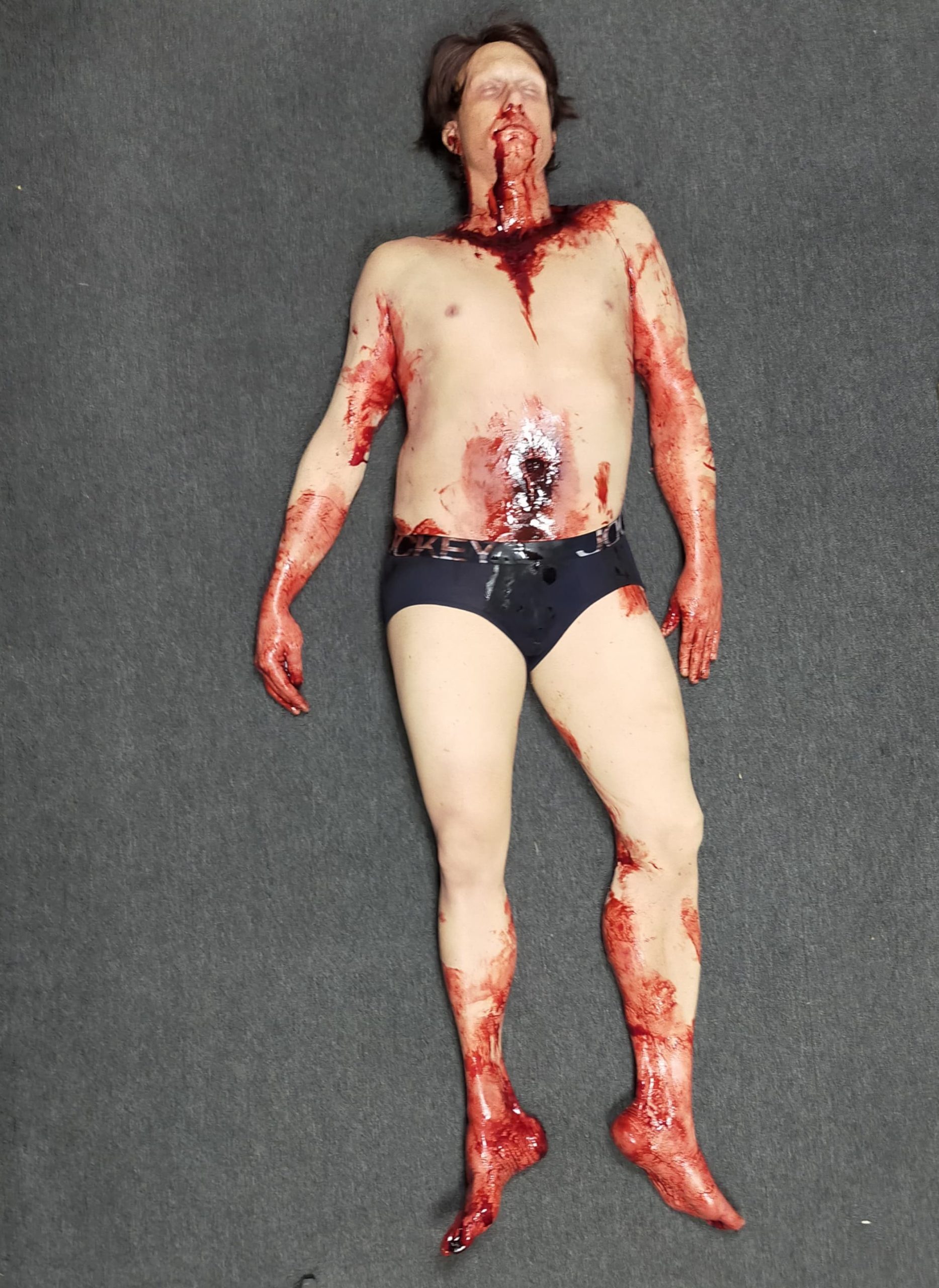 Life Size Male Body - Bloody