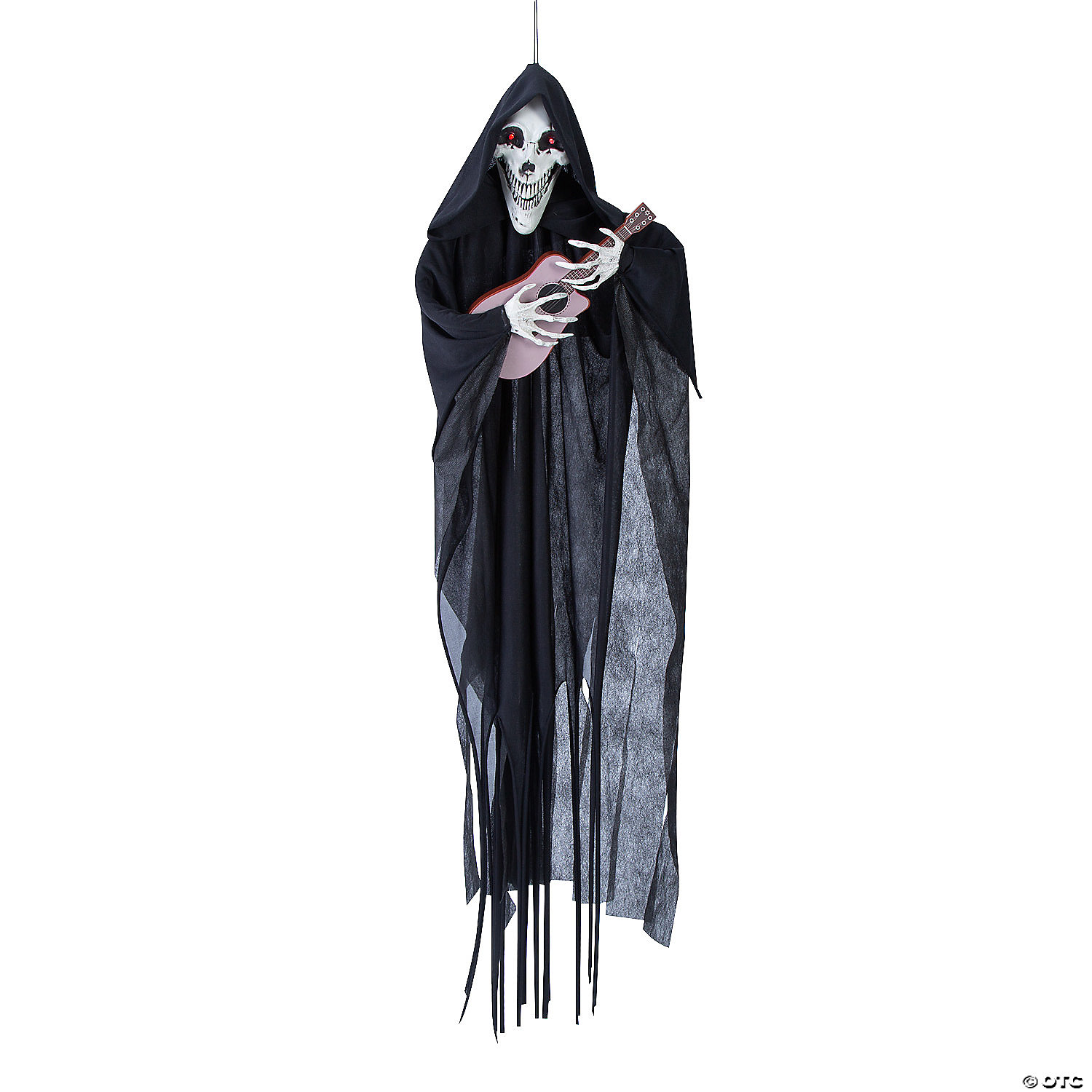 4ft Hanging Singing Reaper With Guitar Animated Prop