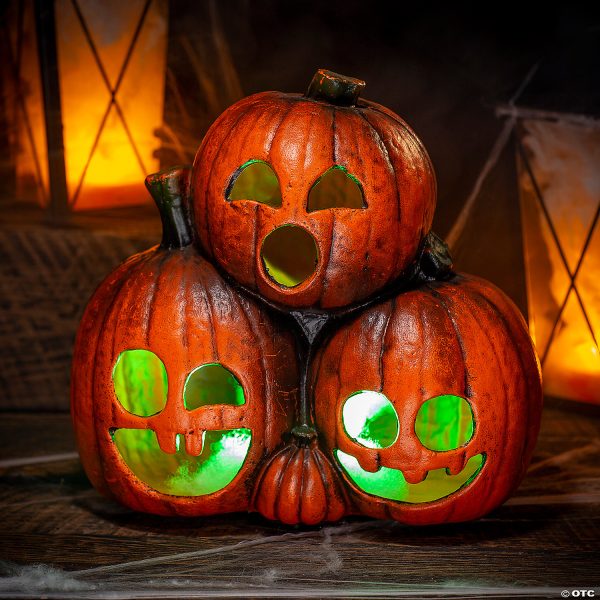 Light Up Pumpkin Halloween Decoration