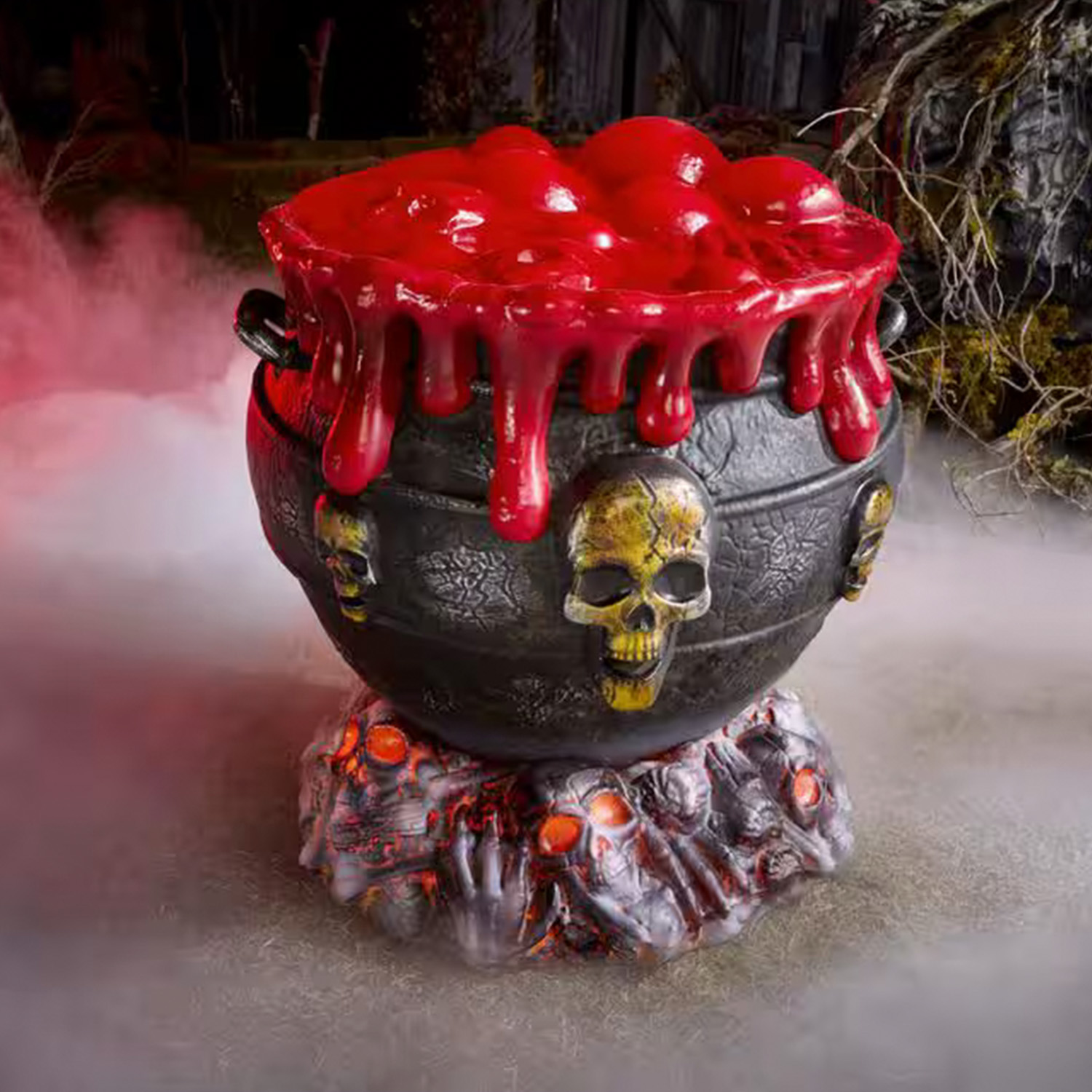 Giant Oozing Cauldron Halloween Decoration