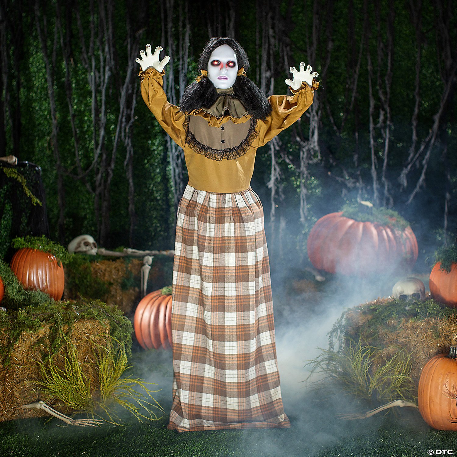 5ft Animated Pop Up Creepy Woman Halloween Prop