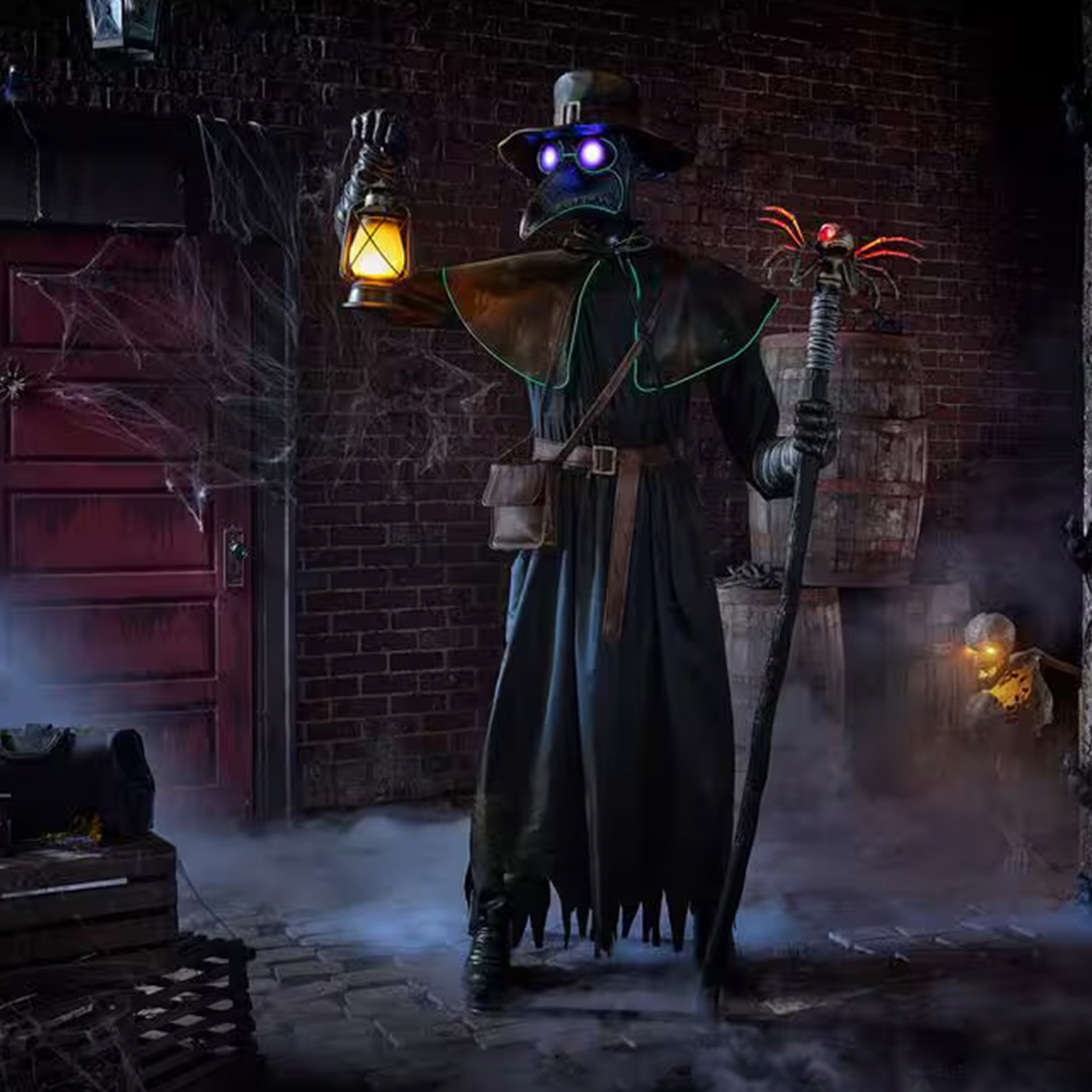7ft Plague Doctor Animated Halloween Prop