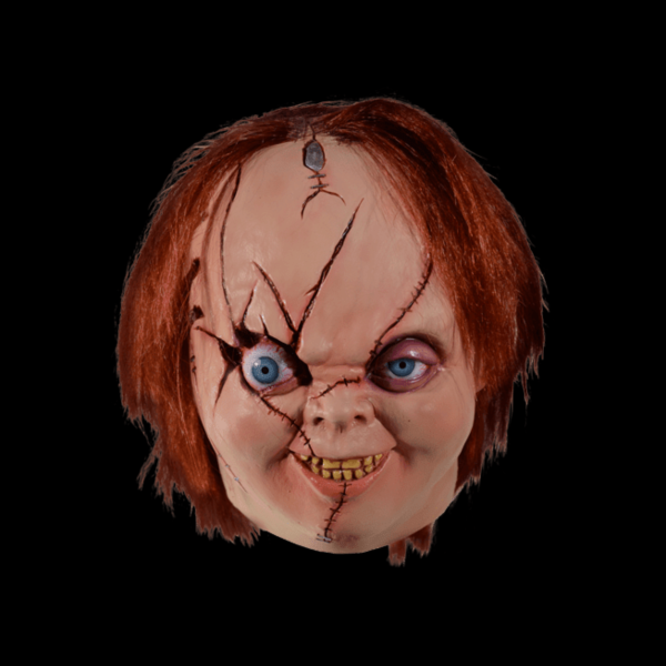 A mask of Chucky from the movie Bride of Chucky.