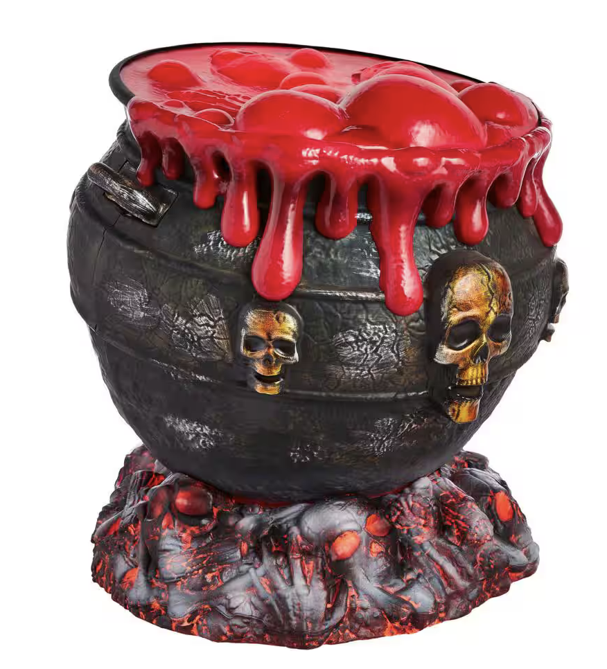 Giant Oozing Cauldron Halloween Decoration