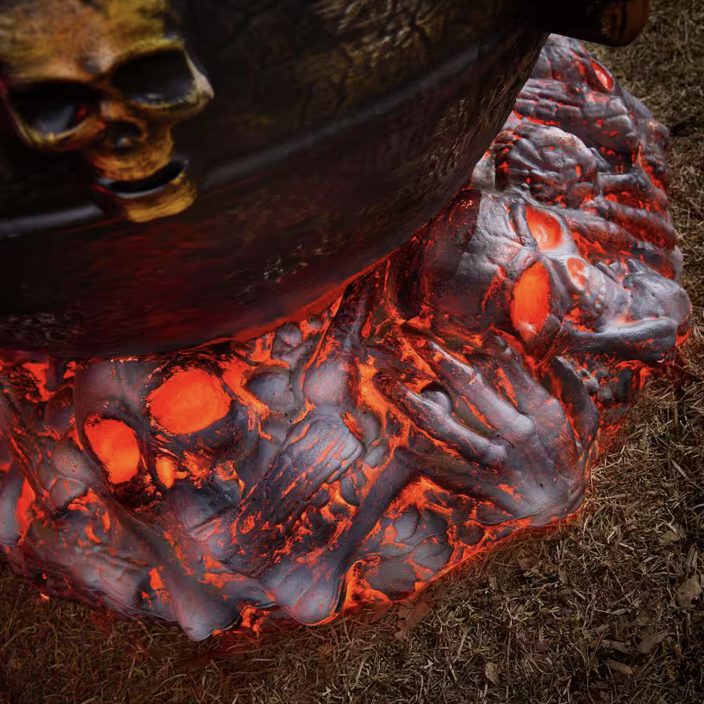 Giant Oozing Cauldron Halloween Decoration