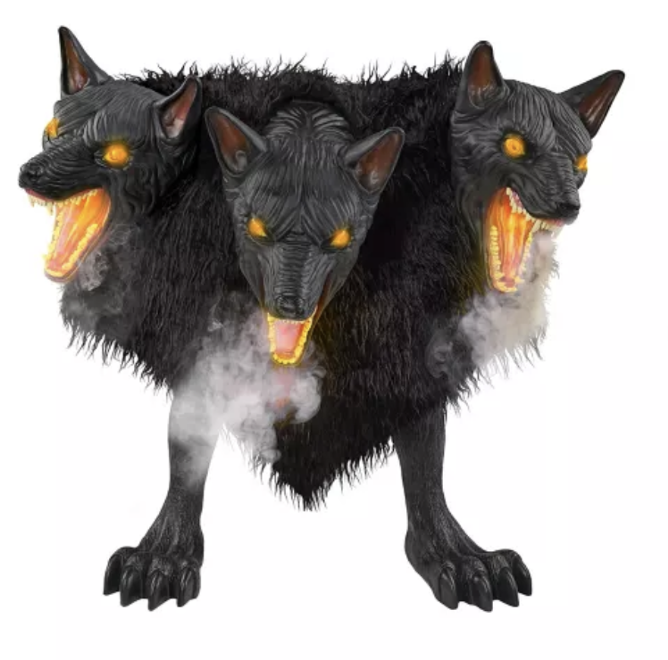 Cerberus Three Headed Dog Animated Prop (IMPERFECT)