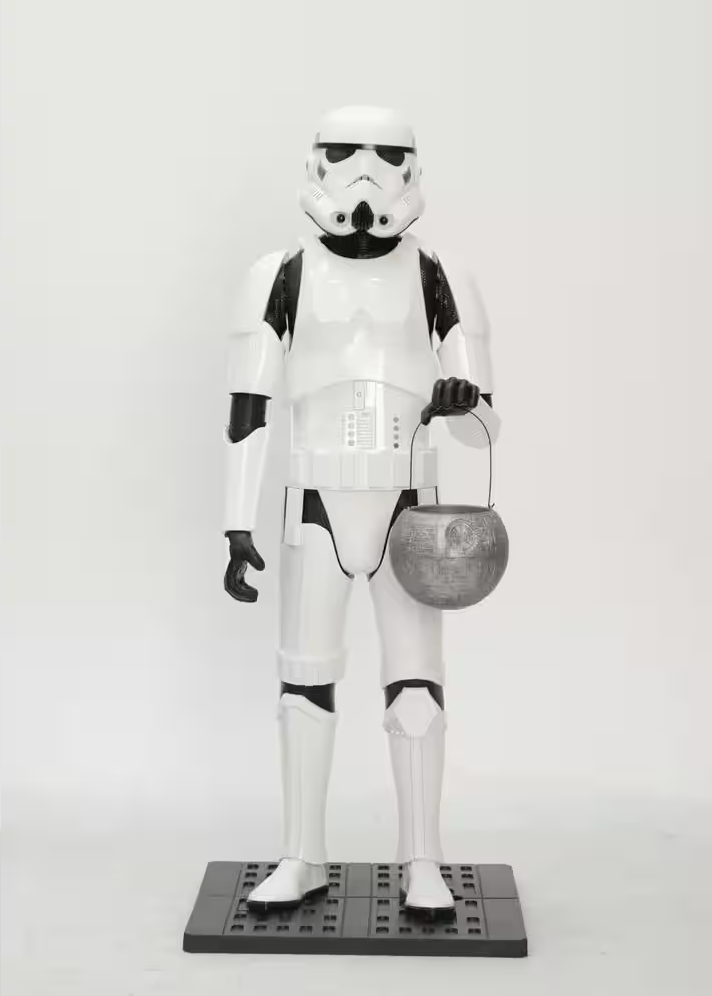 6ft Christmas Stormtrooper Animated Prop