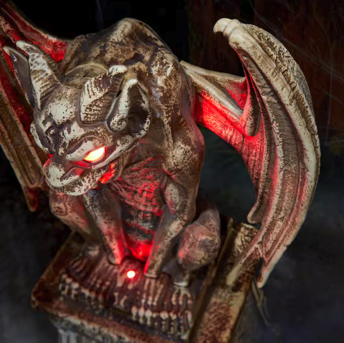 5ft Light up Gargoyle Halloween Prop