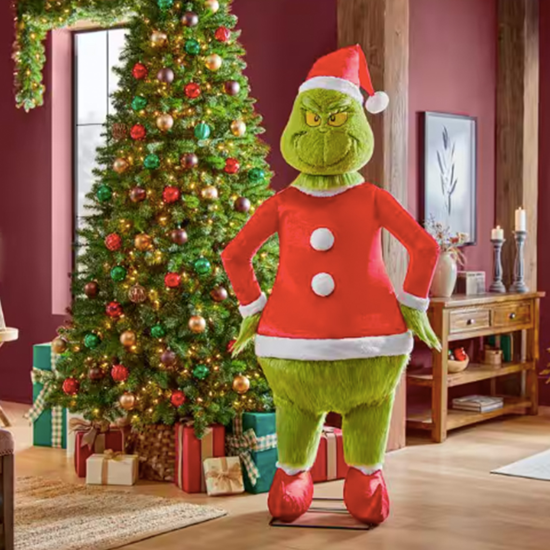 6ft Grinch Christmas Animated Prop