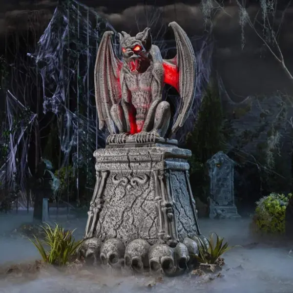 5 Fuß große leuchtende Gargoyle Halloween-Requisite