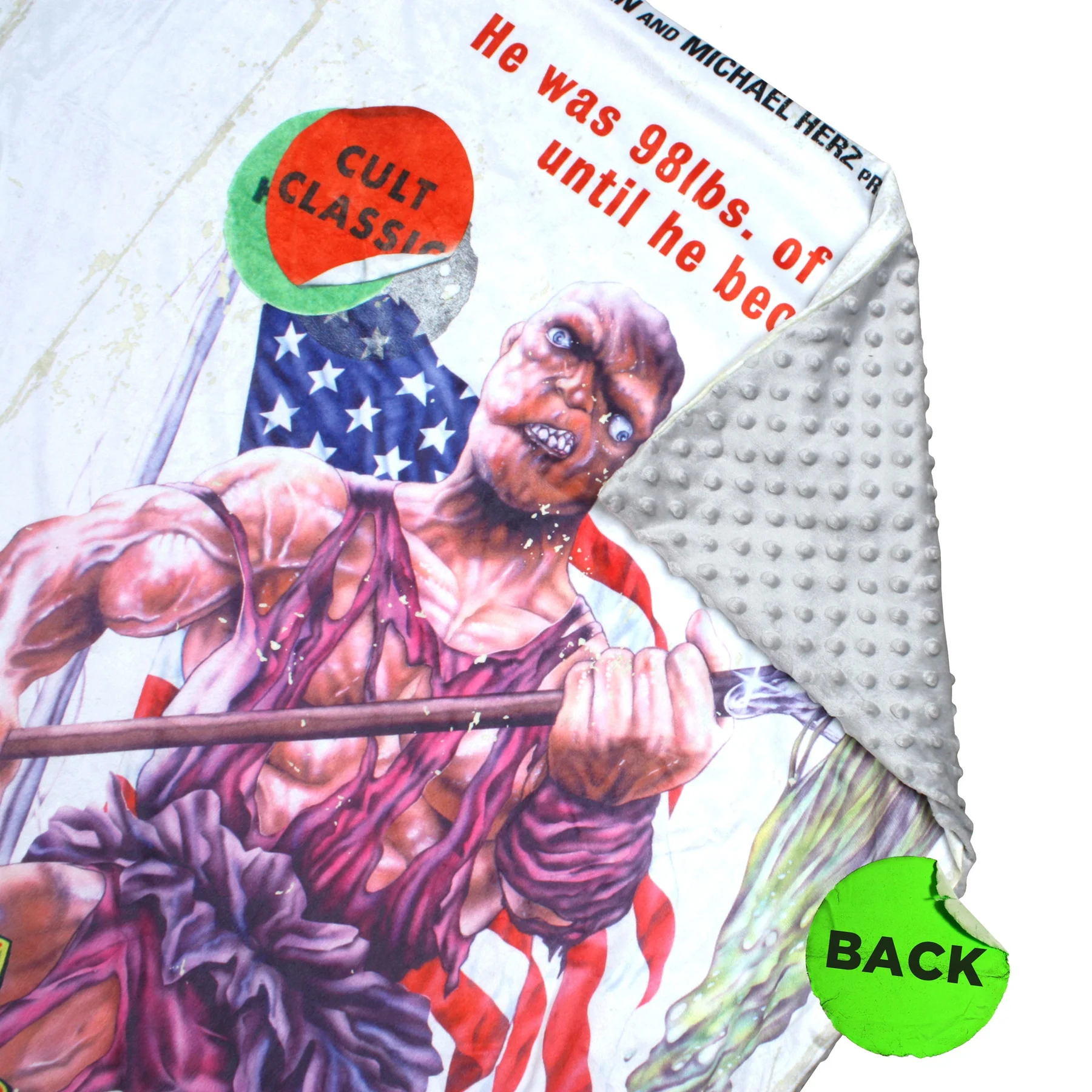 Creepy Co. Toxic Avenger VHS Blanket