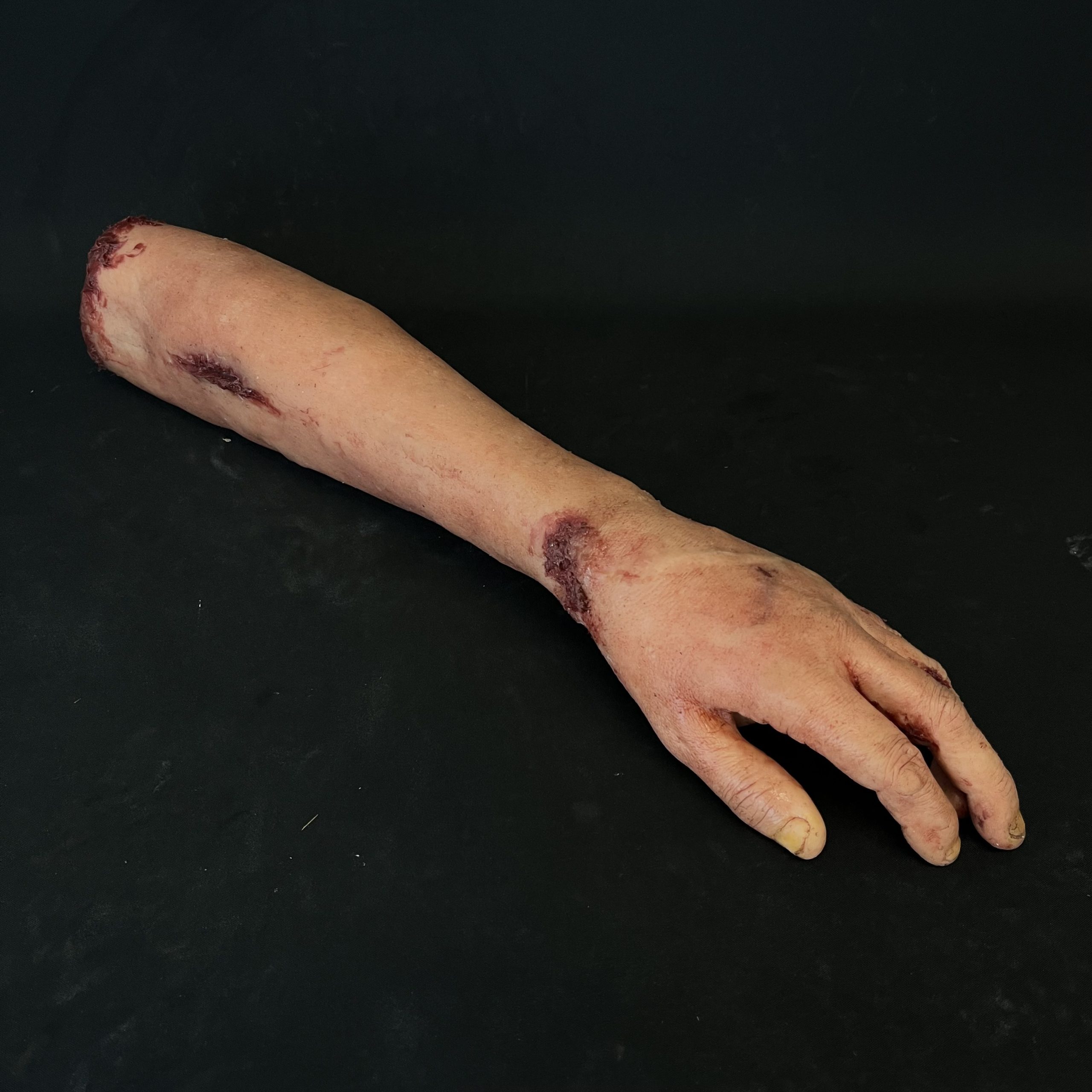 Silicone Severed Forearm With Wrist Wound - Male